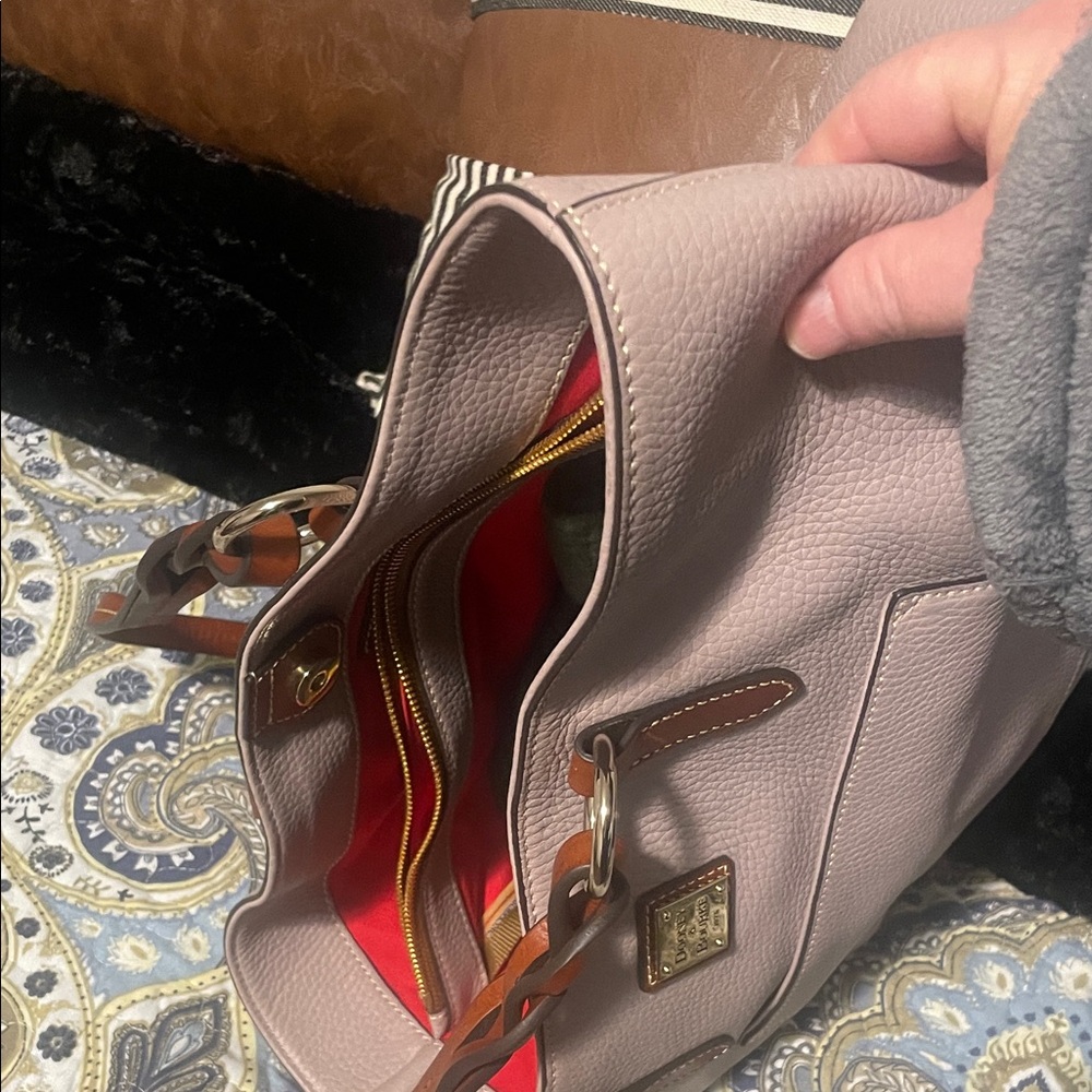 Dooney & Bourke Pebbled Leather Tote - Picture 4 of 9